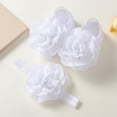 thumbnail image 1 of Newborn Baby Girls Flower Headbands & Sock Set Baby Floral Decor Flower Hair Band Hair Accessories for Newborns Infants Toddlers Photograph, 0-2 Years, 1 of 3