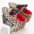 thumbnail image 1 of Newborn Baby Girls Princess Bowknot Crib Shoes With High Heels for Photos, 1 of 5