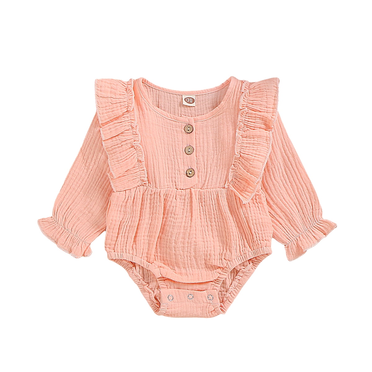 Newborn Baby Girls Romper 3 Months Baby Girls Jumpsuit Onesies Bodysuit ...