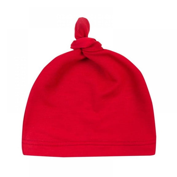 Newborn Baby Hat Infant Baby Boys Beanie Top Knot Stretchy Hats for Girls 100% Organic Cotton 0-24 Months