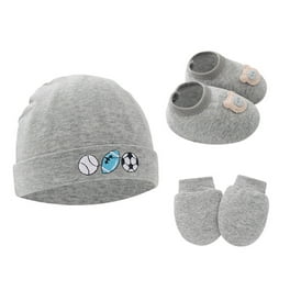 Sofullue Pieces Newborn Hat Mittens SockS Set No Scratch Gloves