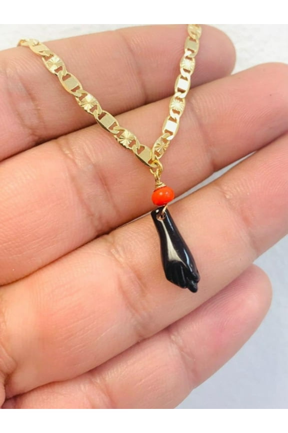 Newborn Baby Kids Childrens Azabache Bracelet Gold Filled Protection Good Luck Jewelry Family Bracelet Pulsera de Azabache Para Los Niños