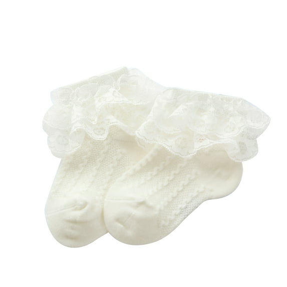 Newborn Baby Socks Bow Lace Baby Ankle Short Socks for Princess Girls Toddler Baby Girls Socks
