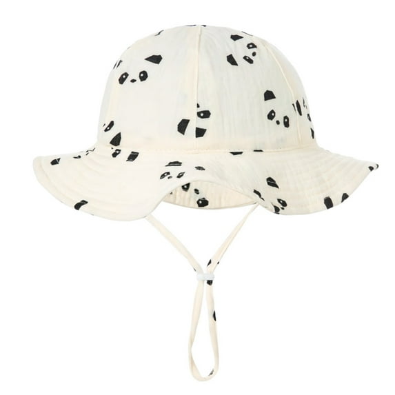 Newborn Baby Sun Hat Summer Beach Hat Wide Brim Hats Outdoor Bucket Hat for Infant Boy Girl 3-12 Months