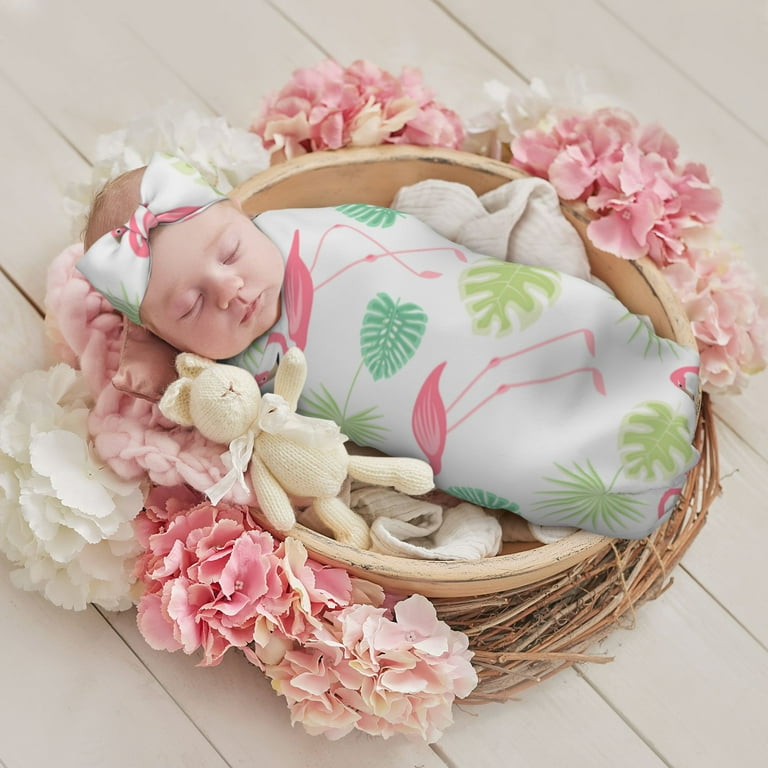 Flamingo swaddle blanket 2025