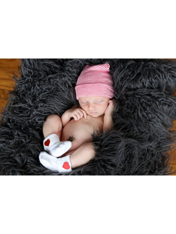 Newborn Baby's First Valentine's Day Hat & Sock Set by Nurses Choice