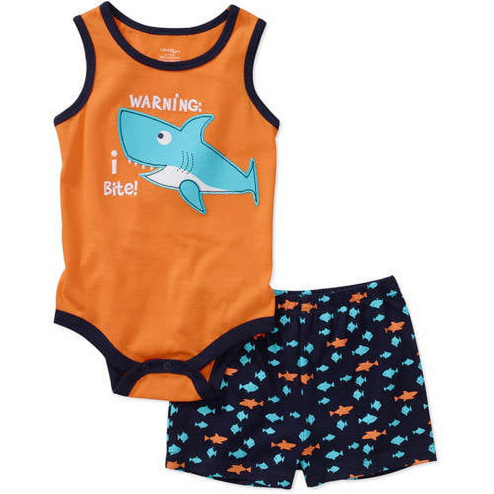 Newborn Boys' 2pc Creeper and Bloomer Set