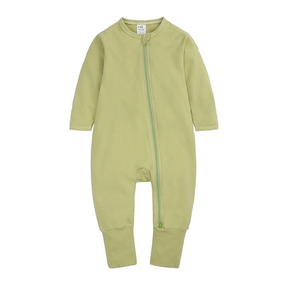 Newborn Boys Girls Long Sleeved Crawl Suit Onesie One-Piece 100%cotton Sleepwear 3-6 Months