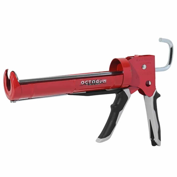 10 oz Newborn 930-GTD Octogun 10:1 Thrust Drip-Free 1/2 Barrel Hex Rod Cradle Caulking Gun