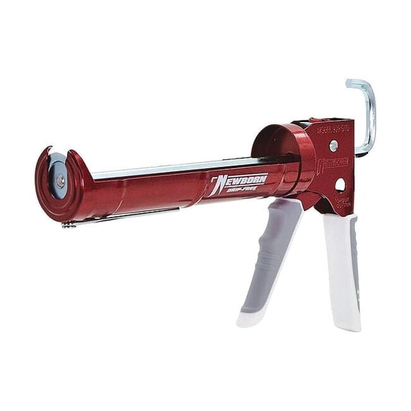 10 oz Newborn 930-GTD Octogun 10:1 Thrust Drip-Free 1/2 Barrel Hex Rod Cradle Caulking Gun