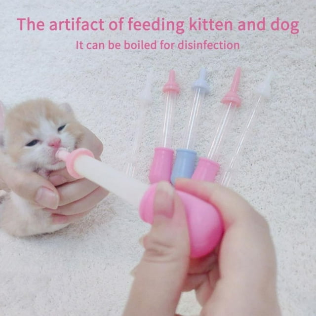 Newborn Cat Drinking Bottle Puppy Kitten Medicine Feeder/Feeding Bottle