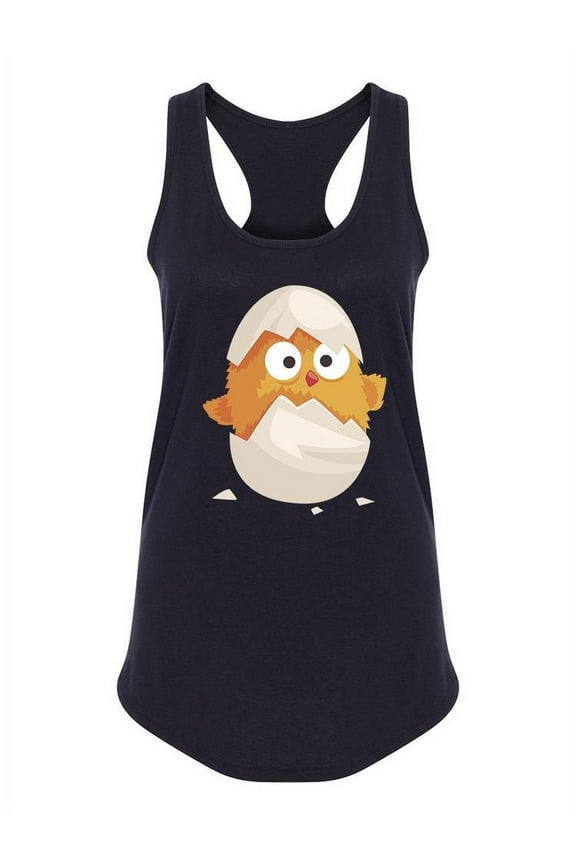 Newborn Chicken In Egg Shell Tank Women -Image by Shutterstock, Female XX-Large