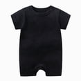 thumbnail image 1 of Newborn Clothes Baby Boys Girls Short Sleeve Romper Organic Cotton Bodysuit Baby Boy, 1 of 4