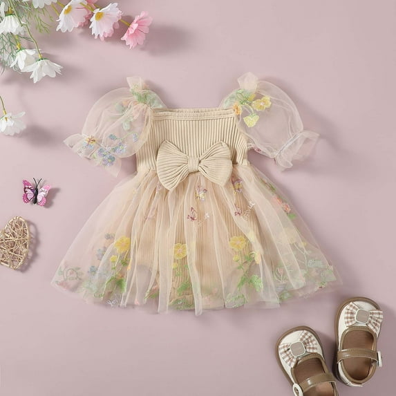 Newborn Clothes For Girls Baby Girl Rompers Dresses Newborn Girl Outfit Cute Clothes Infant Clothes Girls 18-24 Months
