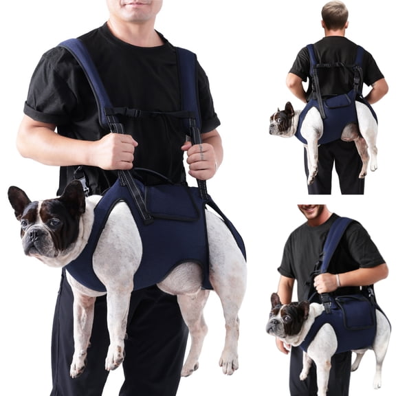 Newborn Dog Lift Harness for Large Dogs - Full Body Dog Sling Carrier with Adjustable Straps & Control Handle,Breathable Support Backpack