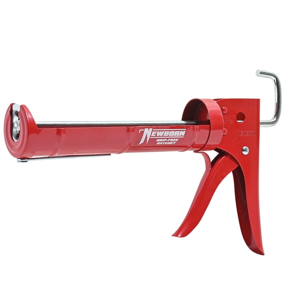 10 oz Newborn 189D Newborn 6:1 Thrust Drip-Free Ratchet Rod Cradle Caulk Gun