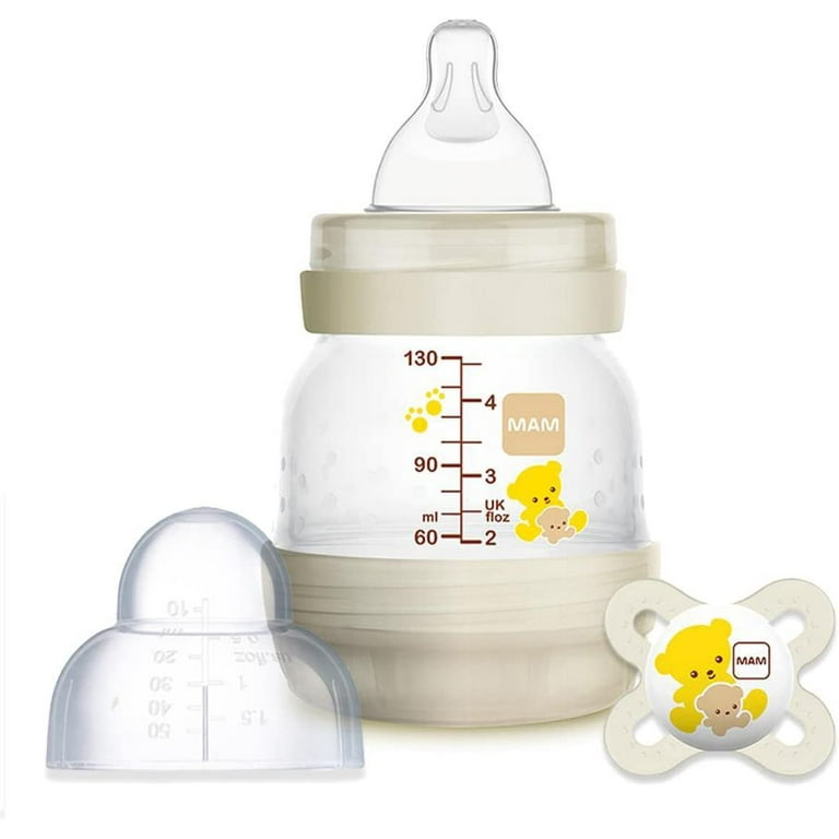 Newborn Easy Start Anti-Colic 4.5-Ounce Bottle with Pacifier Set, Teddy  Bear, 0-2 Months, transparent, 2 Piece Set