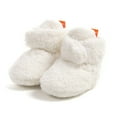 thumbnail image 1 of Newborn Girl Boy Winter Shoes Cute Pumpkin Warm Furry Flats Casual Walking Shoes for Toddler Infant, 1 of 7