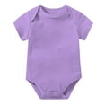 thumbnail image 1 of Girl Outfits Solid Summer Baby Girl Clothes Short Sleeve Preemie Sleepers 18-24 Months Baby Girl Clothes Boys Girls Fashion, 1 of 3