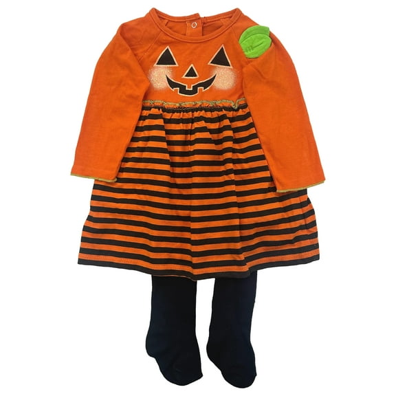Newborn Girls' Halloween 2 Piece Dress A