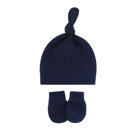 Newborn Hats, Audhol Newborn Hats Autumn Winter Soft & Warm Knotted Cap for Boys and Girls - Organic Toddler Hats 0-6 Month Old Mittens infant Toddler Gloves Newborn Mittens M One Size