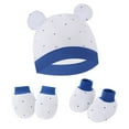 thumbnail image 1 of Newborn Hats and Mittens Set Infant Baby Beanie Caps Hospital Hat Set Newborn Gloves Socks for Baby Boys Girls 0-6 Months, 1 of 2