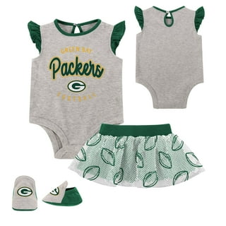 Green Bay Packers Newborn & Infant Three-Pack Eat, Sleep & Drool Retro  Bodysuit Set - Green/Gold/Heather Gray