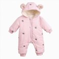 thumbnail image 1 of Newborn Infant Baby Boy Fall Jumpsuit Letter Embroidery Romper, 1 of 9