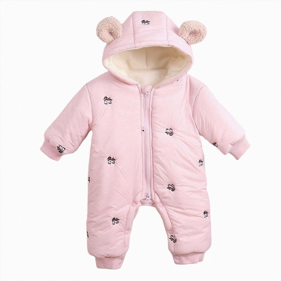 Newborn Infant Baby Boy Fall Jumpsuit Letter Embroidery Romper