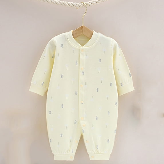 Newborn Infant Baby Boy Girl Cotton Print Romper Jumpsuit Playsuits Outfits Baby Body Suit Boy