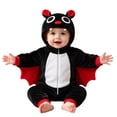 thumbnail image 1 of Newborn Infant Baby Boy Girl Fleece Halloween Bat Jumpsuit Hoodie Romper Onesie Costu-mes Outfit, 1 of 7
