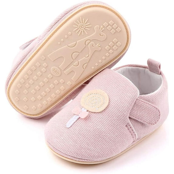 Newborn Infant Baby Boys Girls Cute Cartoon Slipper Soft Non Skid Sole Slip On House Animal Indoor Sock Shoes Crib Moccasins for New Walkers