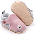thumbnail image 1 of Newborn Infant Baby Boys Girls Cute Cartoon Slipper Soft Non Skid Sole Slip On House Animal Indoor Sock Shoes Crib Moccasins for New Walkers, 1 of 6