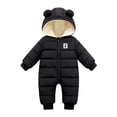 thumbnail image 1 of Newborn Infant Baby Boys Girls Hooded Thick Snowsuit Romper Coat Outwear Jacket, 1 of 4