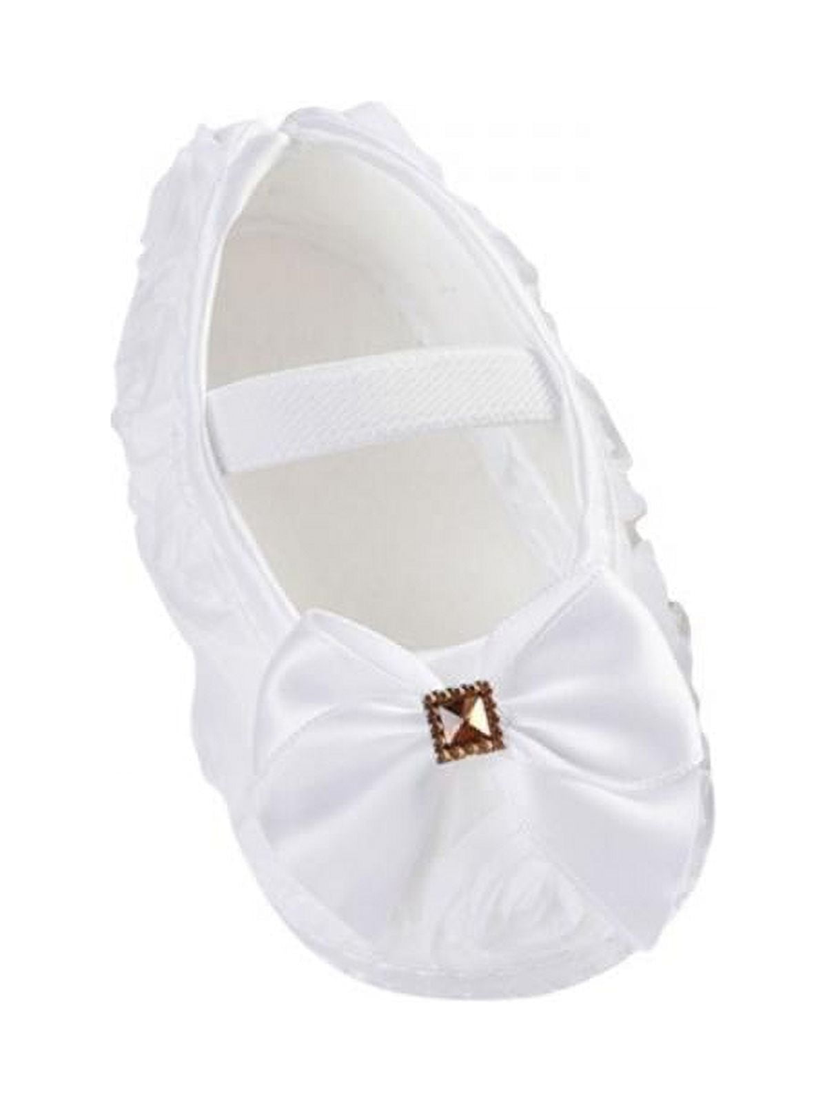 Newborn Infant Baby Girl Bowknot Soft Sole Crib Shoes Prewalker 0-18 ...