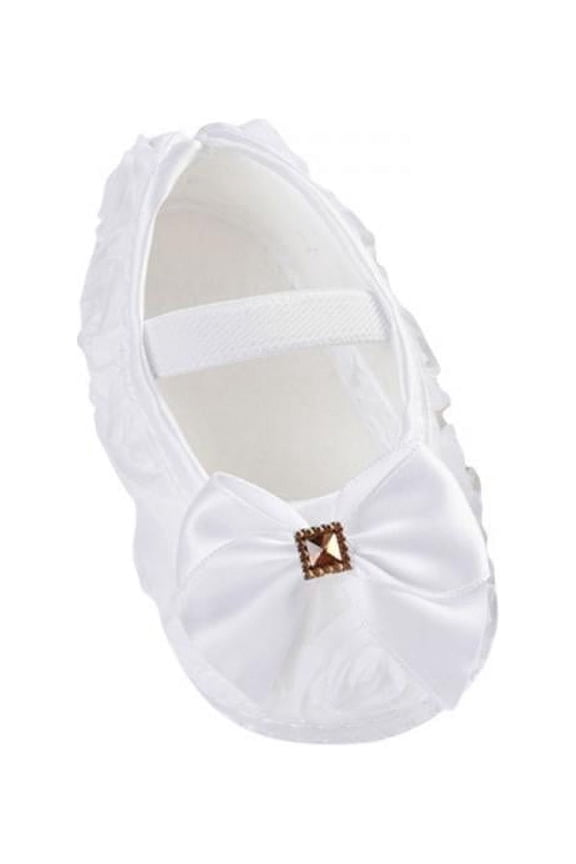 Newborn Infant Baby Girl Bowknot Soft Sole Crib Shoes Prewalker 0-18 Months