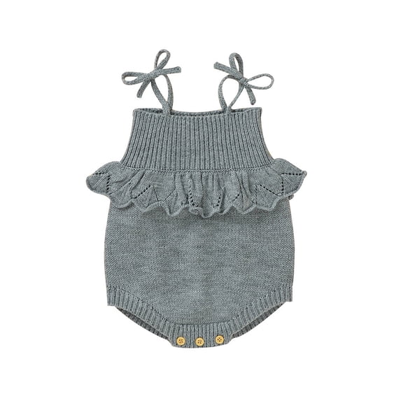 Newborn Infant Baby Girl Boy Winter Jacket Warm Coat Knit Outwear Romper Sweater