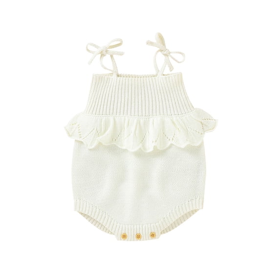 Newborn Infant Baby Girl Boy Winter Jacket Warm Coat Knit Outwear Romper Sweater