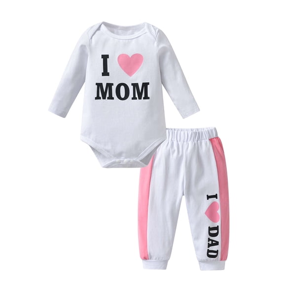 Newborn Infant Baby Girl Clothes Long Sleeve Romper Pants Headband headband Outfits Set ( 0-3 Months, White)