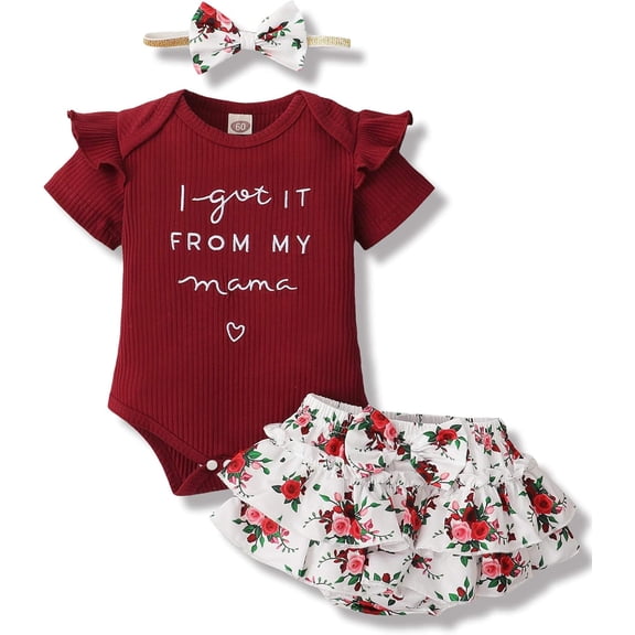 Newborn Infant Baby Girl Clothes Romper Shorts Set Floral Summer Outfits Cute Baby Clothes Girl