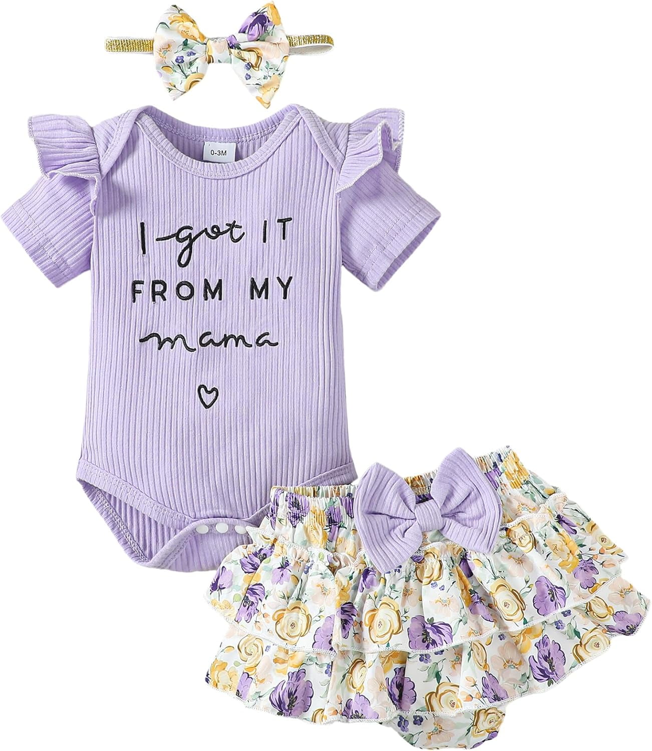 Newborn Infant Baby Girl Clothes Romper Shorts Set Floral Summer Outfits Cute Baby Clothes Girl