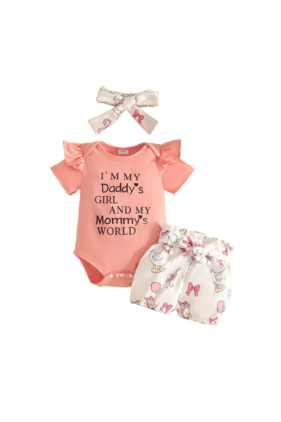 Newborn Infant Baby Girl Clothes Summer Outfits 0 3 6 9 12 18 Months Infant Romper Shorts Cute Toddler Girl Clothes