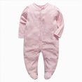 thumbnail image 1 of Newborn Infant Baby Girl Romper Jumpsuit for Girls Long Sleeve Bodysuit Fall Clothes, 1 of 8