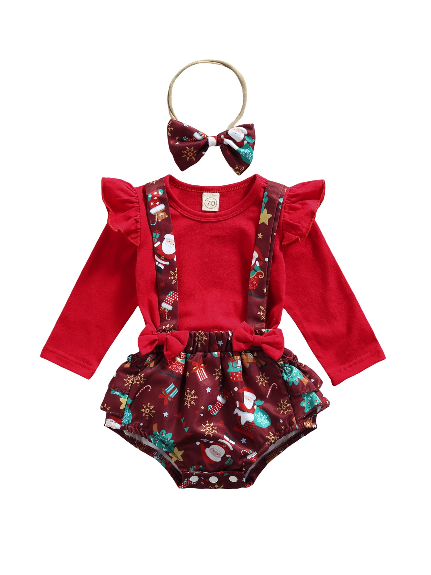 Newborn Infant Baby Girl Ruffle Long Sleeve Ribbed TShirt Top Floral