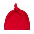 thumbnail image 1 of Newborn Infant Baby Knotted Cotton Hat Soft Cotton Cap Hat Solid Colors, 1 of 1