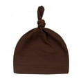 thumbnail image 1 of Newborn Infant Baby Knotted Cotton Hat Soft Cotton Cap Hat Solid Colors, 1 of 1