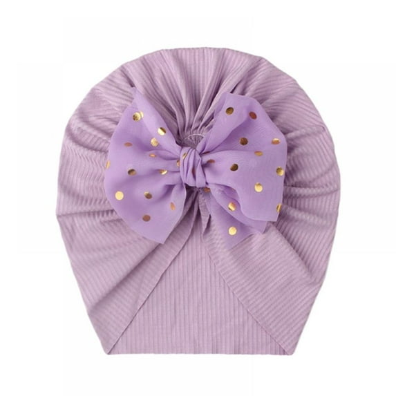 Newborn Infant Baby Turban Cotton Blends Hat Lovely Soft Cute Bow Knot Beanies Baby Gifts