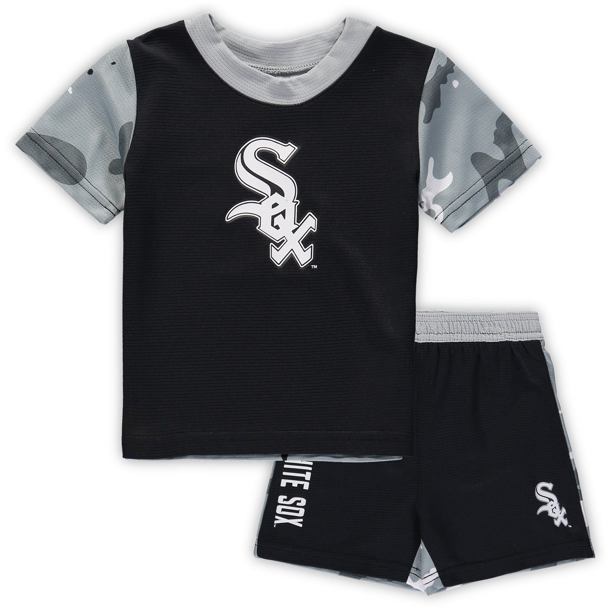 Newborn & Infant Black Chicago White Sox Pinch Hitter T-Shirt & Shorts Set - image 1 of 7