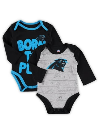 Newborn & Infant Black/Blue Carolina Panthers Too Much Love Two