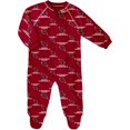 thumbnail image 1 of Newborn & Infant Cardinal Arizona Cardinals Allover Print Raglan Full-Zip Sleeper, 1 of 1